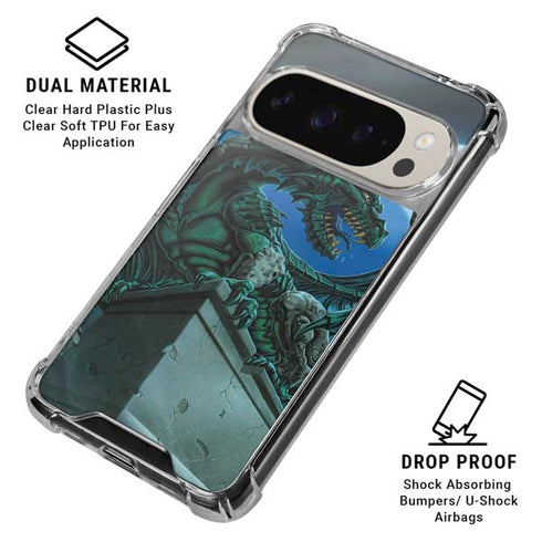 The Green Dragon by Ed Beard Jr Pixel 9/9 Pro Clear Case